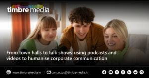 From town halls to talk shows: using podcasts and videos to humanize corporate communication